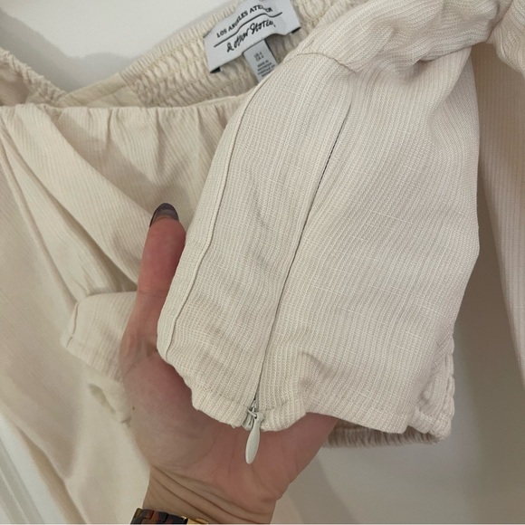 & Other Stories Puff Sleeve Corset Blouse - Picture 6 of 9